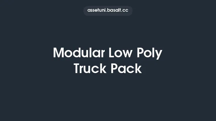 Modular Low Poly Truck Pack Thumbnail