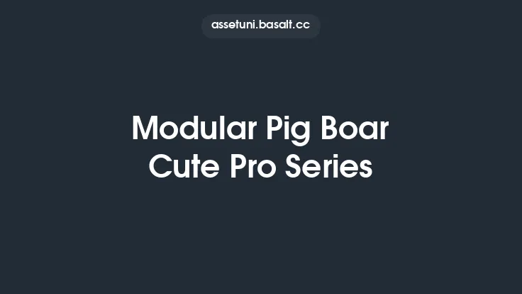 Modular Pig Boar Cute Pro Series Thumbnail