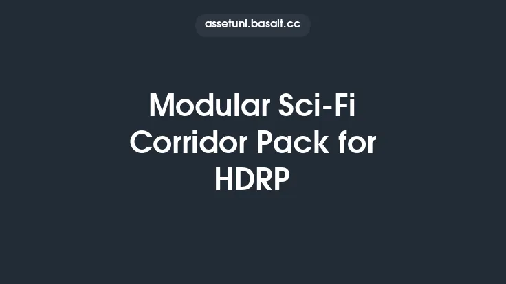 Modular Sci-Fi Corridor Pack for HDRP Thumbnail