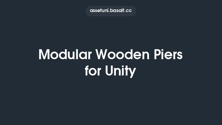 Modular Wooden Piers for Unity Thumbnail