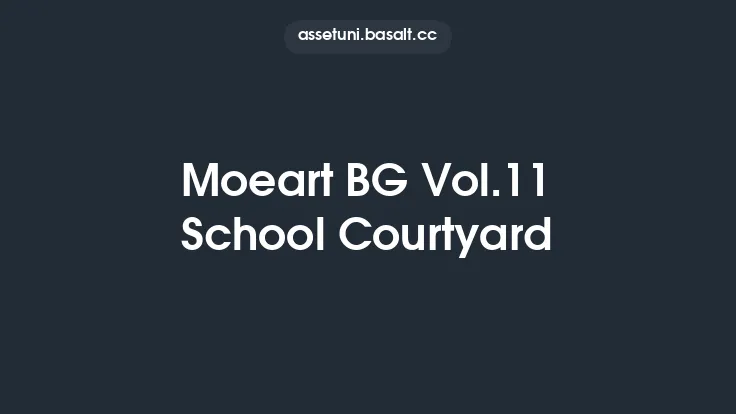 Moeart BG Vol.11 School Courtyard Thumbnail