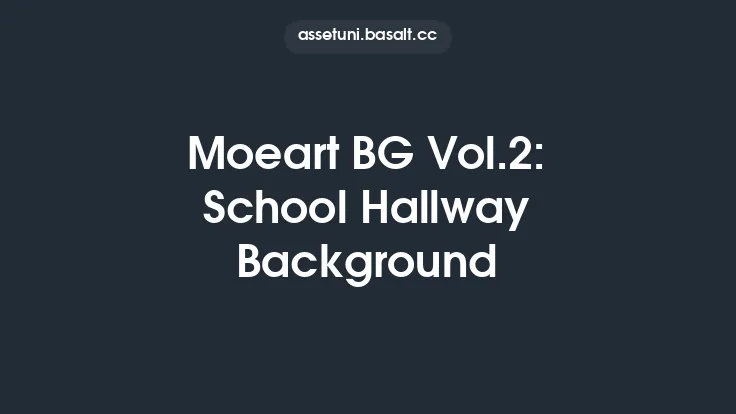 Moeart BG Vol.2: School Hallway Background Thumbnail