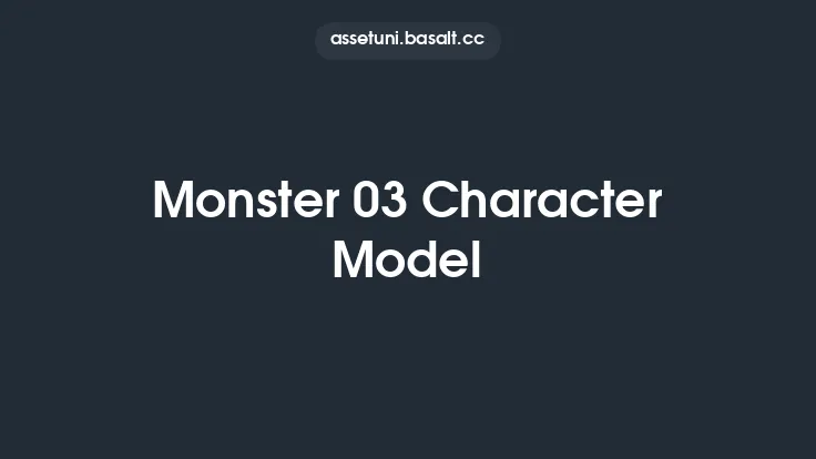 Monster 03 Character Model Thumbnail