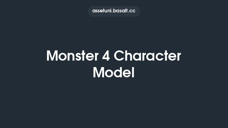 Monster 4 Character Model Thumbnail