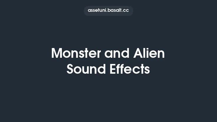 Monster and Alien Sound Effects Thumbnail
