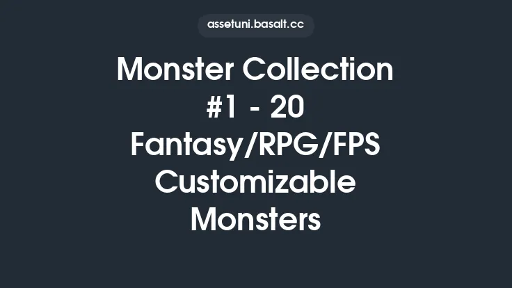 Monster Collection #1 - 20 Fantasy/RPG/FPS Customizable Monsters Thumbnail