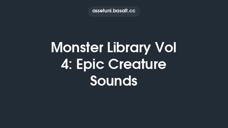 Monster Library Vol 4: Epic Creature Sounds Thumbnail
