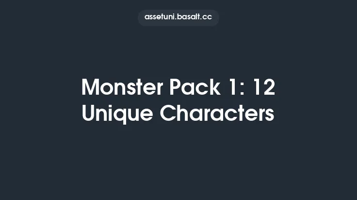 Monster Pack 1: 12 Unique Characters Thumbnail