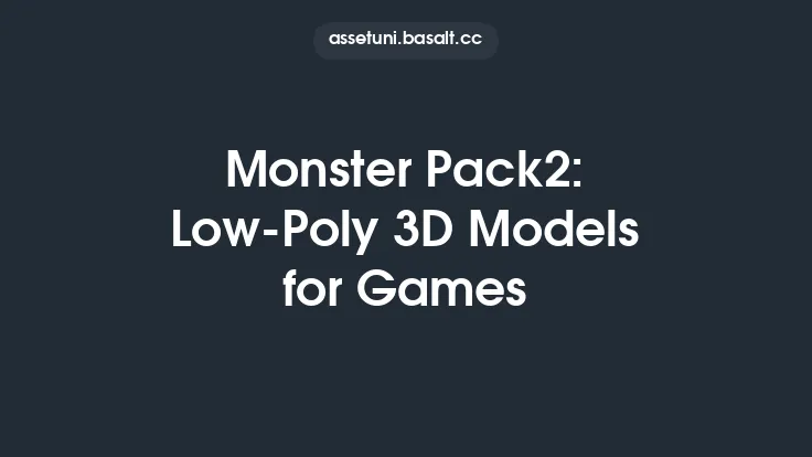 Monster Pack2: Low-Poly 3D Models for Games Thumbnail