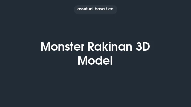 Monster Rakinan 3D Model Thumbnail