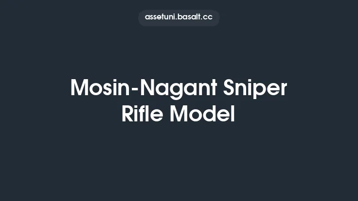 Mosin-Nagant Sniper Rifle Model Thumbnail