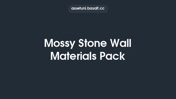 Mossy Stone Wall Materials Pack Thumbnail