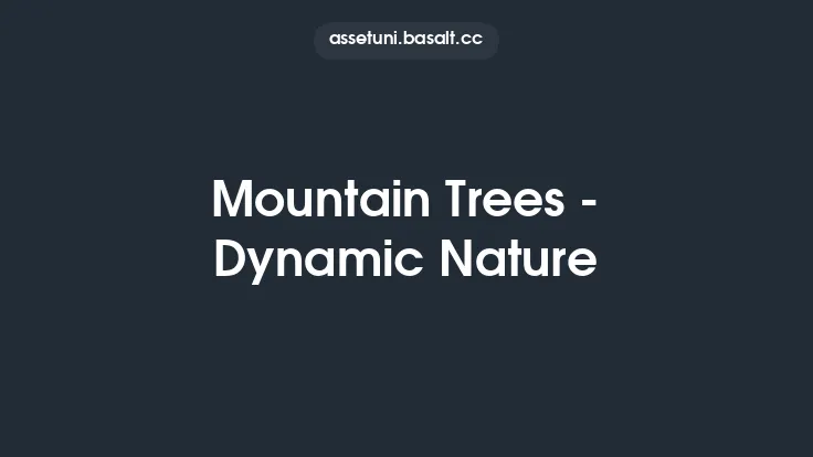 Mountain Trees - Dynamic Nature Thumbnail