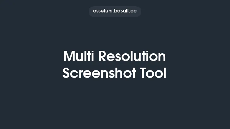Multi Resolution Screenshot Tool Thumbnail