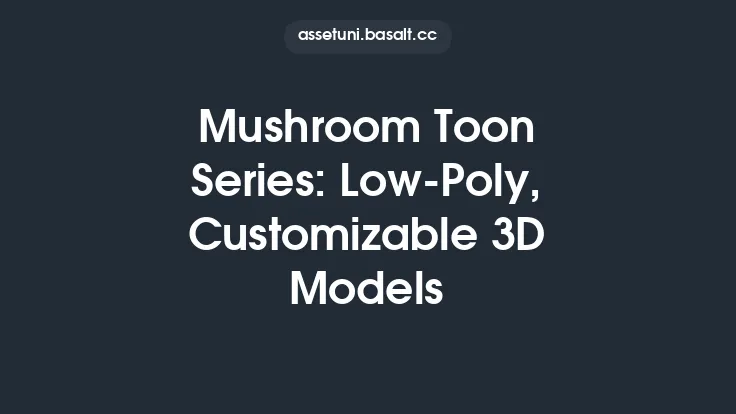 Mushroom Toon Series: Low-Poly, Customizable 3D Models Thumbnail