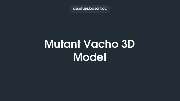 Mutant Vacho 3D Model Thumbnail