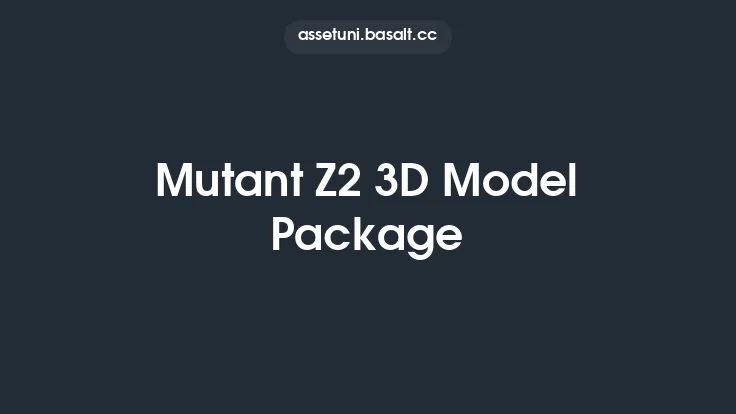 Mutant Z2 3D Model Package Thumbnail