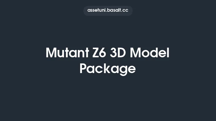 Mutant Z6 3D Model Package Thumbnail