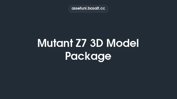 Mutant Z7 3D Model Package Thumbnail