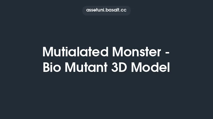 Mutialated Monster - Bio Mutant 3D Model Thumbnail