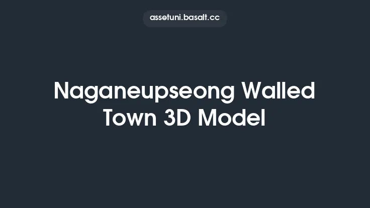 Naganeupseong Walled Town 3D Model Thumbnail