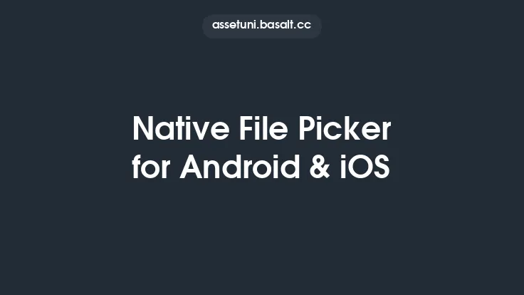Native File Picker for Android & iOS Thumbnail