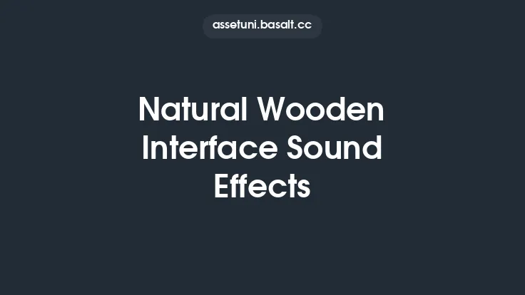 Natural Wooden Interface Sound Effects Thumbnail