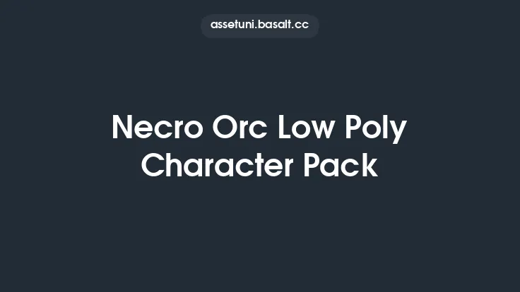 Necro Orc Low Poly Character Pack Thumbnail