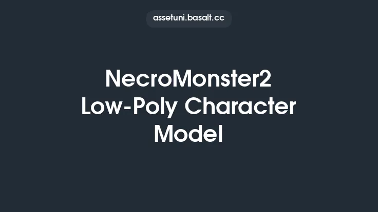 NecroMonster2 Low-Poly Character Model Thumbnail