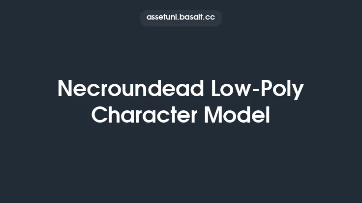 Necroundead Low-Poly Character Model Thumbnail