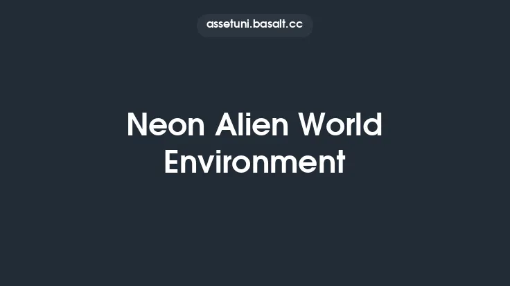 Neon Alien World Environment Thumbnail