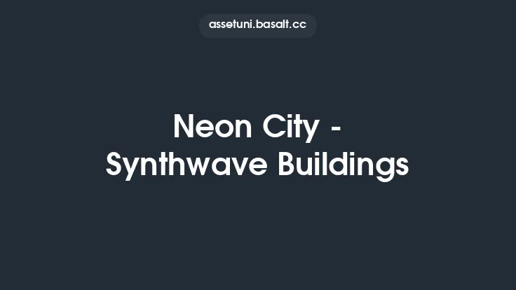 Neon City - Synthwave Buildings Thumbnail