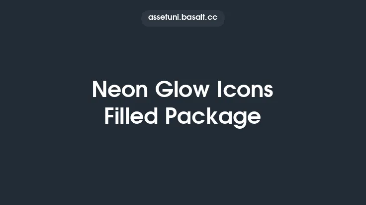 Neon Glow Icons Filled Package Thumbnail