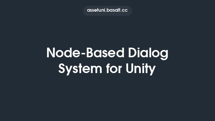 Node-Based Dialog System for Unity Thumbnail