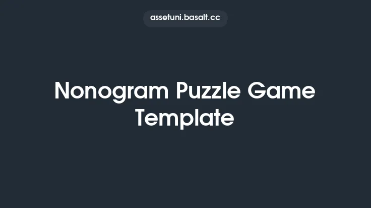 Nonogram Puzzle Game Template Thumbnail