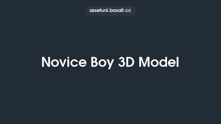 Novice Boy 3D Model Thumbnail