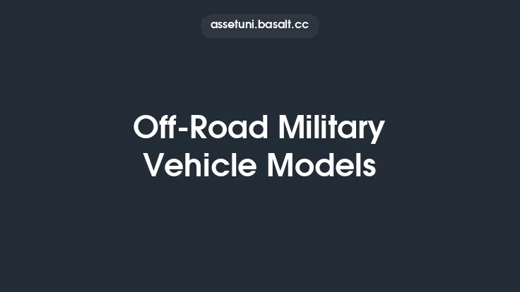 Off-Road Military Vehicle Models Thumbnail