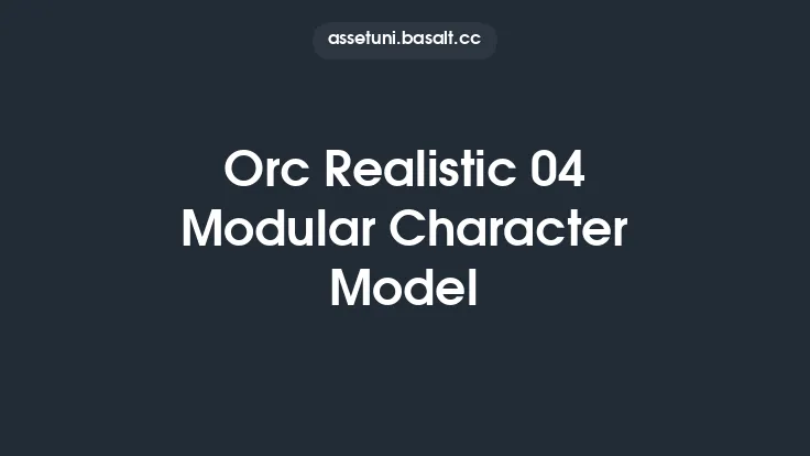 Orc Realistic 04 Modular Character Model Thumbnail