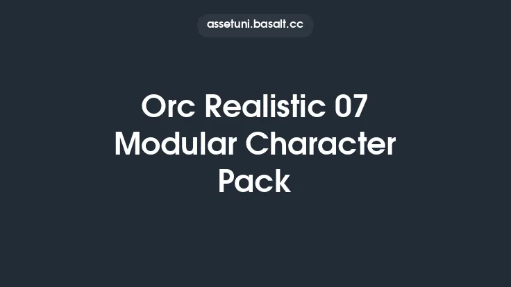 Orc Realistic 07 Modular Character Pack Thumbnail