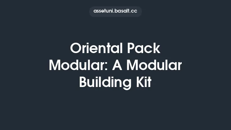 Oriental Pack Modular: A Modular Building Kit Thumbnail