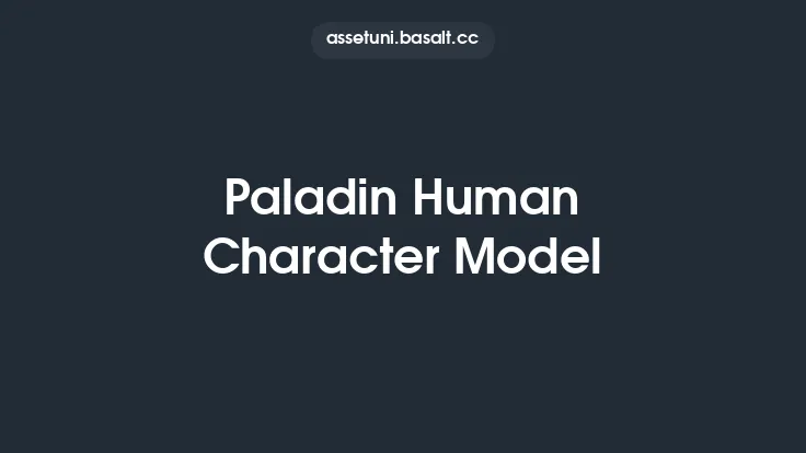Paladin Human Character Model Thumbnail