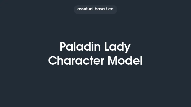 Paladin Lady Character Model Thumbnail