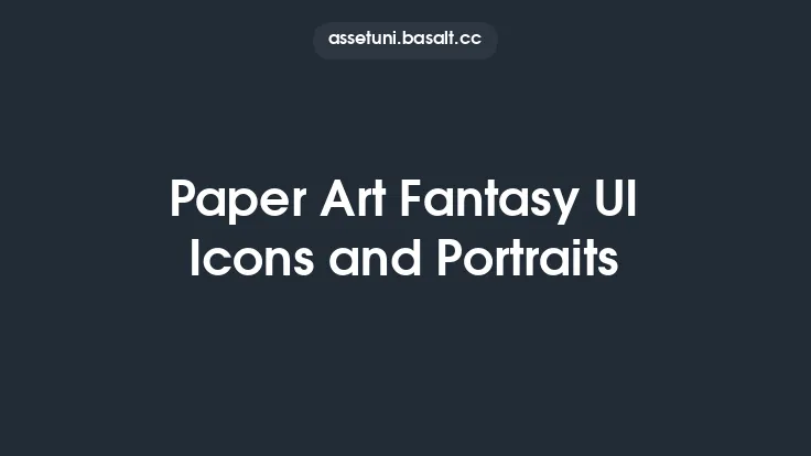 Paper Art Fantasy UI Icons and Portraits Thumbnail