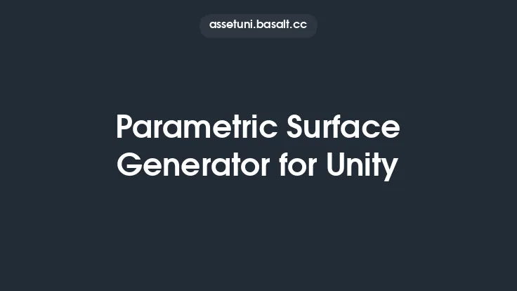 Parametric Surface Generator for Unity Thumbnail