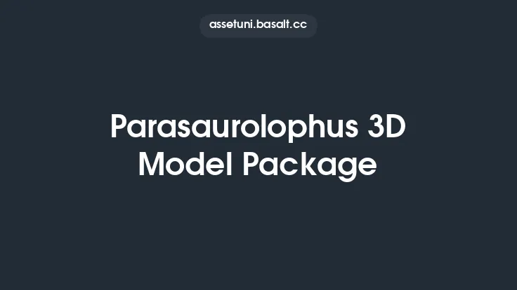 Parasaurolophus 3D Model Package Thumbnail