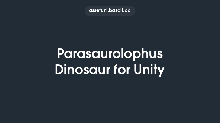 Parasaurolophus Dinosaur for Unity Thumbnail