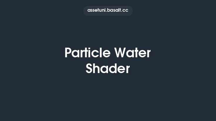 Particle Water Shader Thumbnail