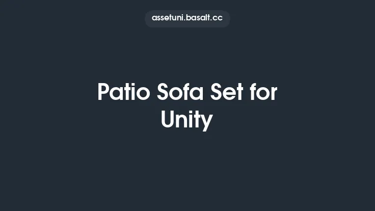 Patio Sofa Set for Unity Thumbnail