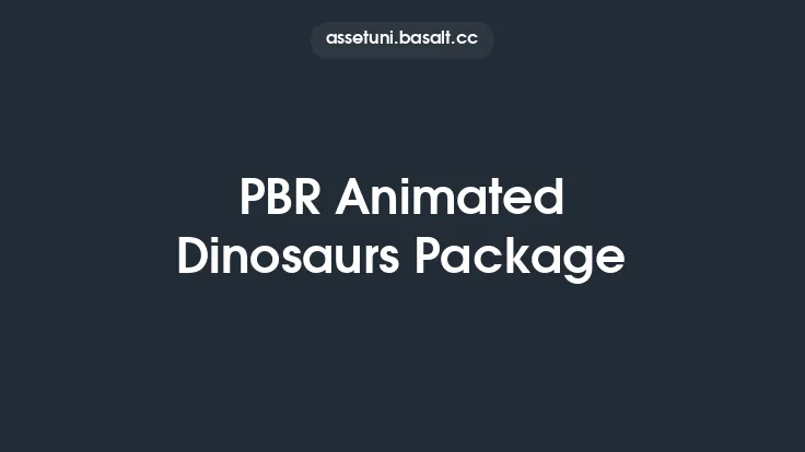 PBR Animated Dinosaurs Package Thumbnail