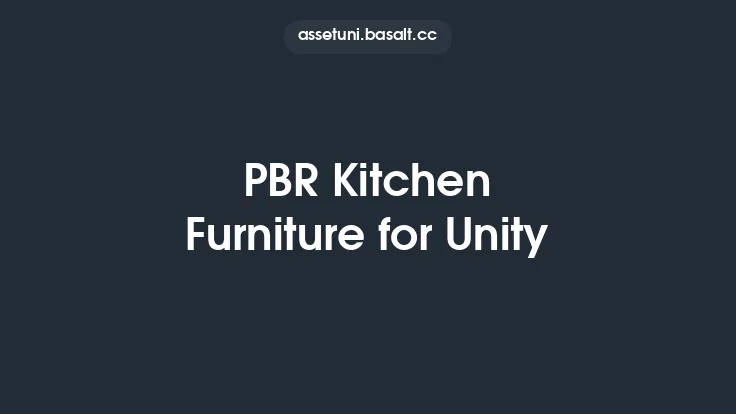 PBR Kitchen Furniture for Unity Thumbnail